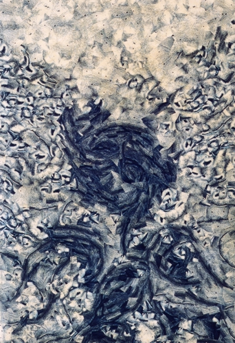 Elohim Adonai, 100x140cm, Collage